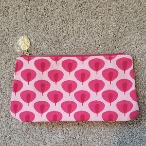 Free With Any Purchase: Estee Lauder Pink Patterned Cosmetic Pouch